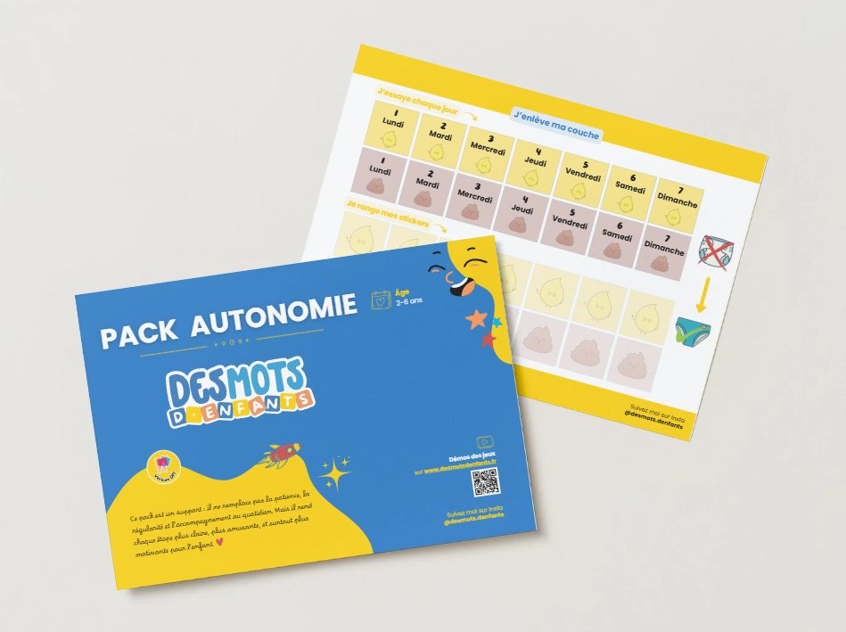 Pack Autonomie - 20 jeux pour arrêter de négocier avec son enfant ⭐